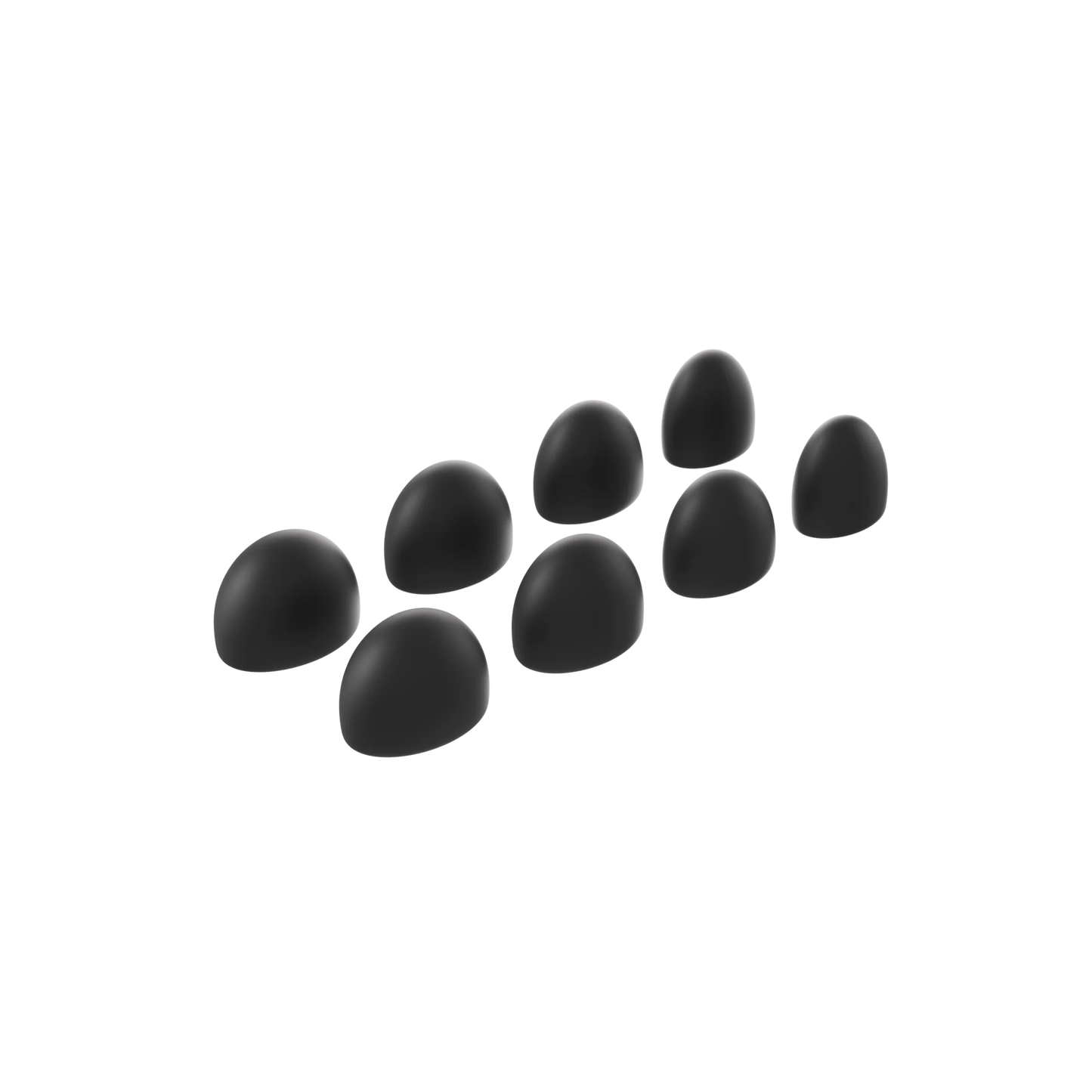 Loop Dream™ Foam-Silicone Ear Tips - Black (Mixed Sizes)